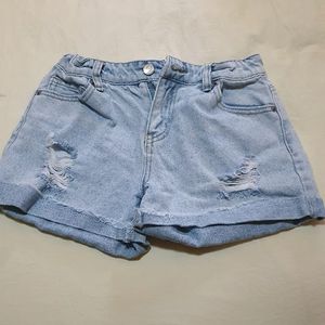 FOREVER 21 girls shorts blue size 11-12
